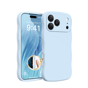 Magnetic & Silicone for iPhone 18 Pro Case, Light Blue