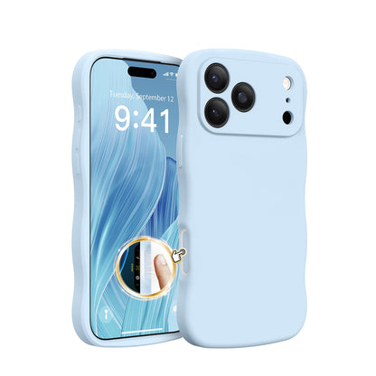 Magnetic & Silicone for iPhone 18 Pro Case, Light Blue
