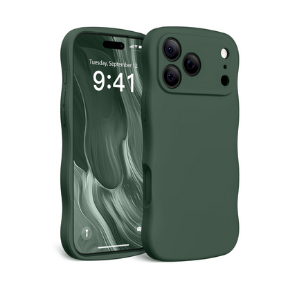 iPhone 17 Pro Max Silicone Case Wave Frame