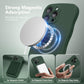 Stronger Magnetic Silicone for iPhone 16 Pro Case,Alpine Green