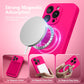 Magnetic for iPhone 14 Pro Max Case Silicone Hot Pink