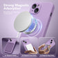 Magnetic for iPhone 13 Case Silicone Light Purple