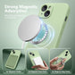 Magnetic for iPhone 15 Plus Case Silicone Matcha