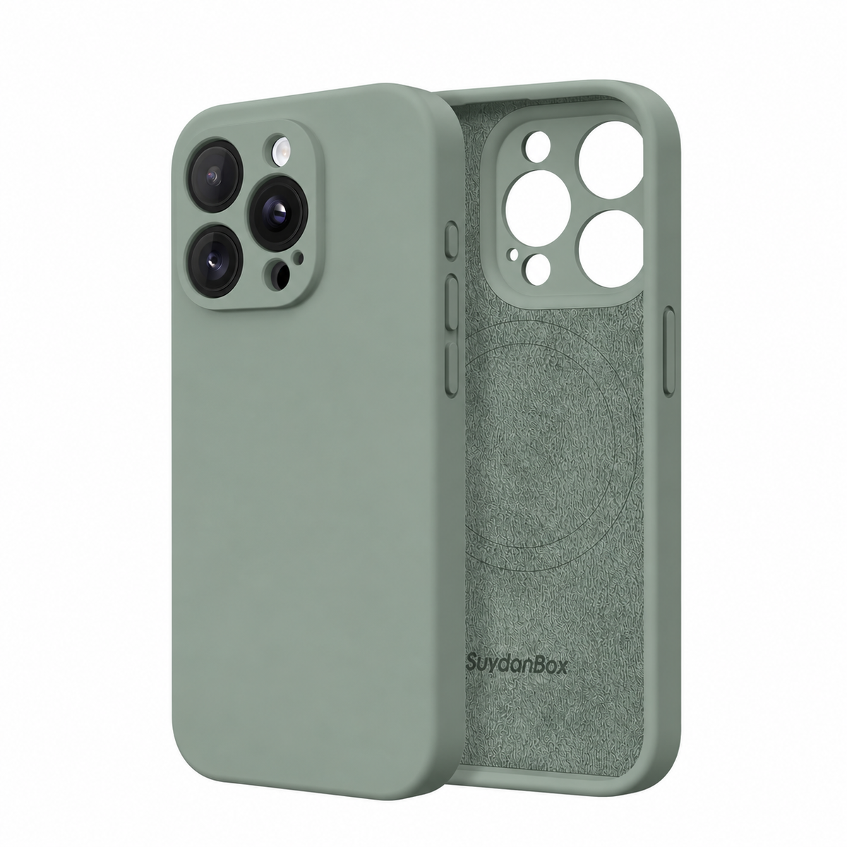 Magnetic for iPhone 13 Pro Max Case Silicone Deep Blue