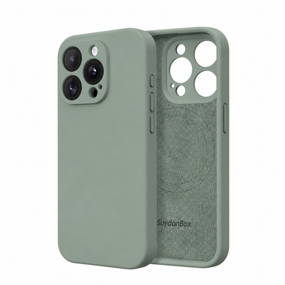 Magnetic for iPhone 13 Pro Max Case Silicone Deep Blue