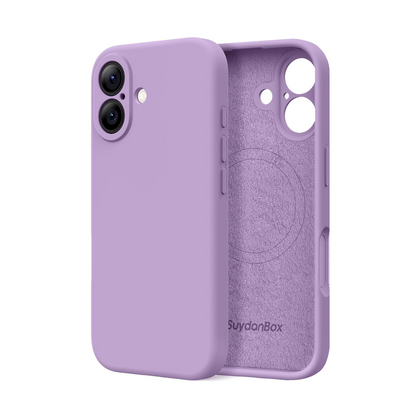 Magnetic for iPhone 17 Case Silicone Light Purple