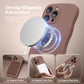 Magnetic &amp; Silicone for iPhone 15 Pro Max Case, Brown