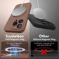 Magnetic for iPhone 13 Pro Case Silicone Brown