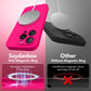 Magnetic for iPhone 14 Pro Max Case Silicone Hot Pink