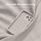 Magnetic Silicone for iPhone 16 Pro Max Case, Stone
