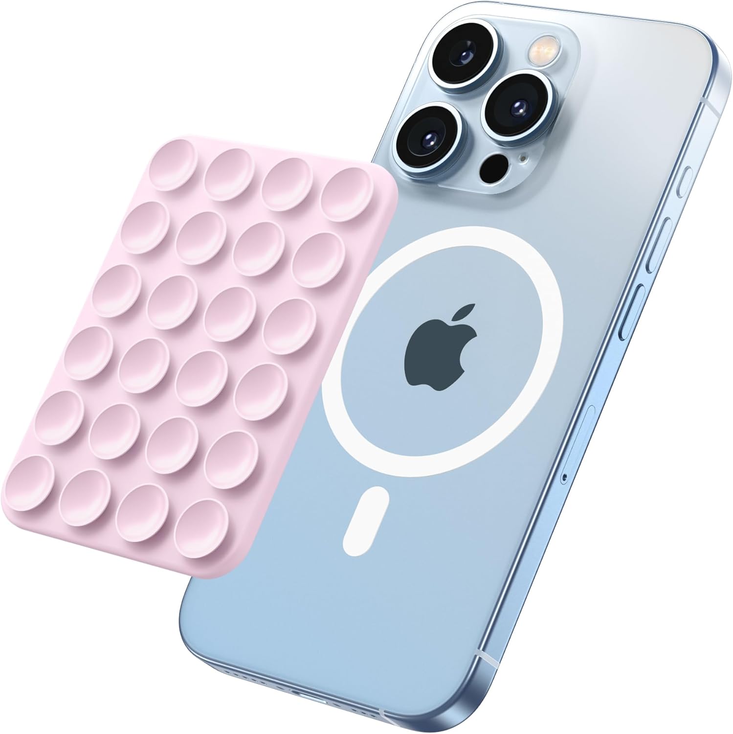 Magnetic Suction Cup Phone Mount Pink