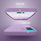 Magnetic for iPhone 17 Case Silicone Light Purple