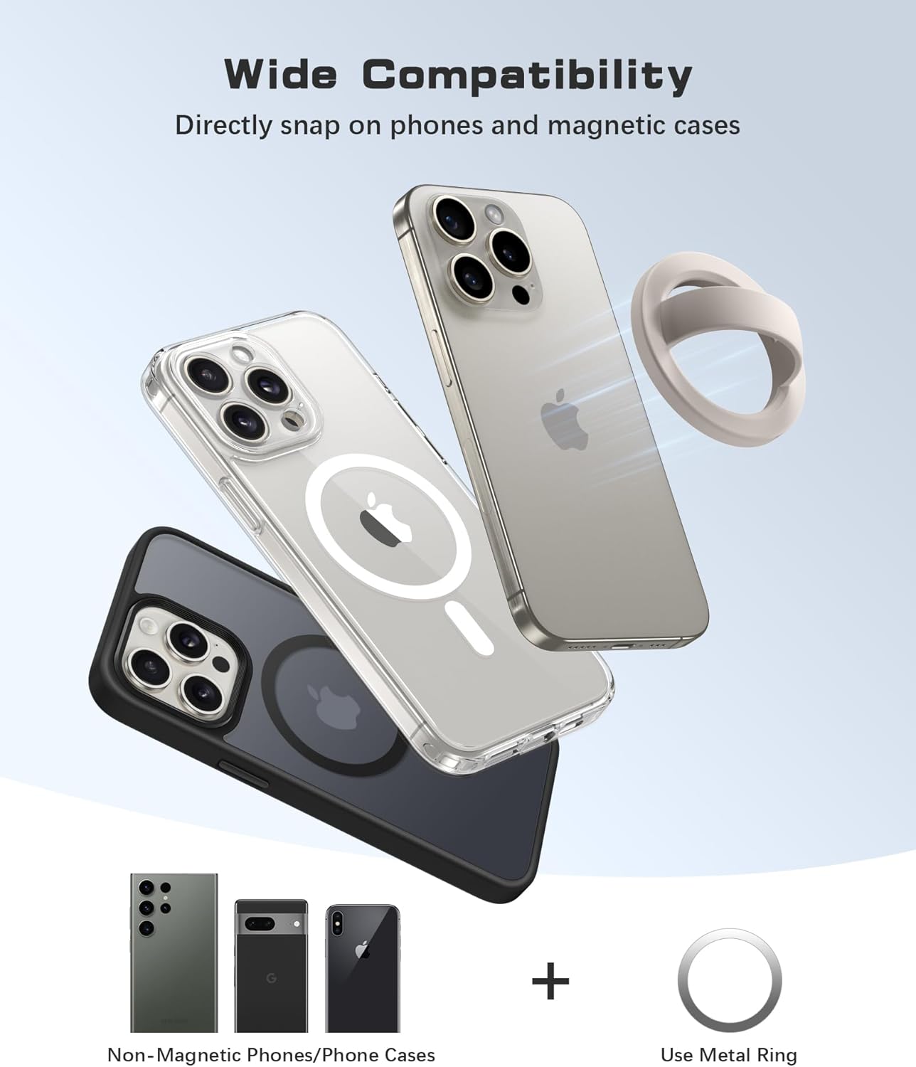Magnetic Phone Grip Stone
