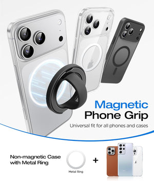 Magnetic Grip with Ring Stand