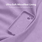 Magnetic for iPhone 13 Case Silicone Light Purple