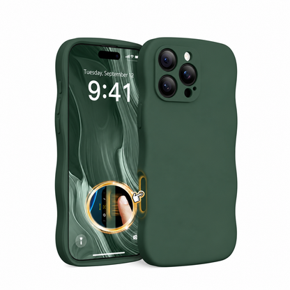 Stronger Magnetic Silicone for iPhone 16 Pro Case,Alpine Green