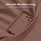 Magnetic for iPhone 13 Pro Case Silicone Brown
