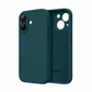 Magnetic for iPhone 16 Case Silicone Dark Gray
