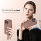 Magnetic &amp; Silicone for iPhone 15 Pro Max Case, Brown