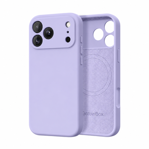 Magnetic for iPhone 18 Pro Case Silicone Lilac