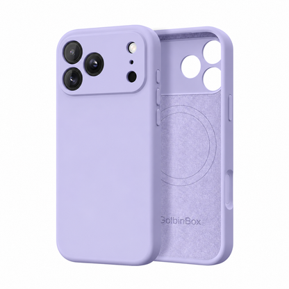 Magnetic for iPhone 18 Pro Case Silicone Lilac