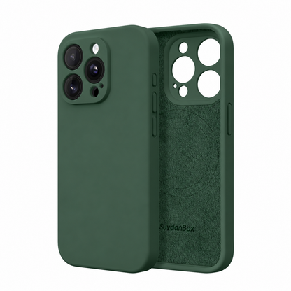 Magnetic for iPhone 13 Pro Max Case Silicone Deep Blue