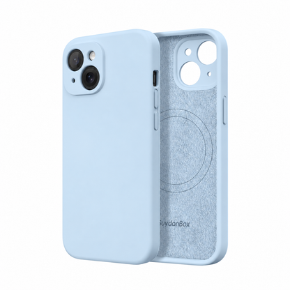 Magnetic for iPhone 13 Case Silicone Light Purple